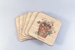 Wedgwood - Sarah's Garden - Coasters - 4 1/8" x 4 1/8" (Set of 6) - The China Village