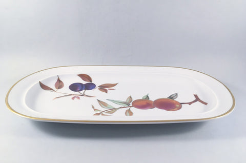 Royal Worcester - Evesham - Gold Edge - Sandwich Tray - 13 1/4" - The China Village