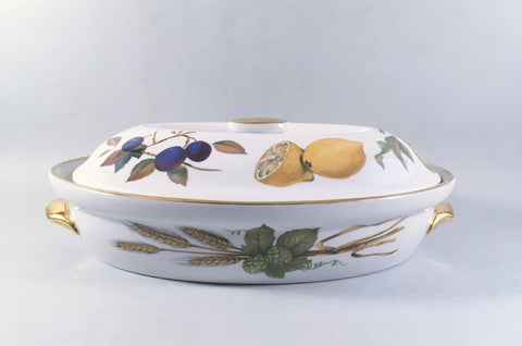 Royal Worcester - Evesham - Gold Edge - Casserole Dish - 1 1/2pt - The China Village
