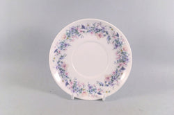 Wedgwood - Angela - Plain Edge - Coffee Saucer - 5 1/2" - The China Village