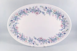 Wedgwood - Angela - Plain Edge - Oval Platter - 14 1/4" - The China Village