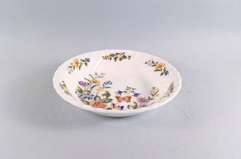 Aynsley - Cottage Garden - Swirl Shape - Fruit Saucer - 5 1/4" - The China Village