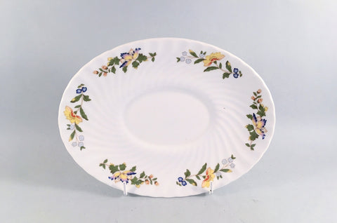 Aynsley - Cottage Garden - Swirl Shape - Sauce Boat Stand - The China Village