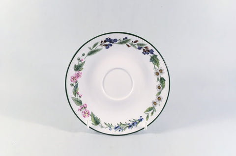 Royal Worcester - Worcester Herbs - Tea Saucer - 5 7/8" - The China Village