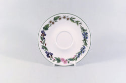 Royal Worcester - Worcester Herbs - Coffee Saucer - 5 1/4" - The China Village