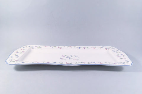 Royal Worcester - Forget Me Not - Sandwich Tray - 13" - The China Village