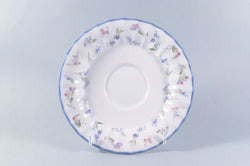 Royal Worcester - Forget Me Not - Soup Cup Saucer - 6 1/4" - The China Village
