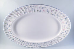 Royal Worcester - Forget Me Not - Oval Platter - 17 3/8" - The China Village