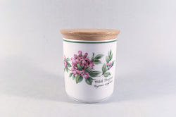 Royal Worcester - Worcester Herbs - Herb Jar - 3 3/8" - The China Village