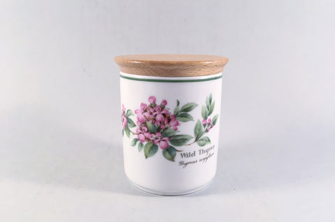 Royal Worcester - Worcester Herbs - Herb Jar - 3 3/8" - The China Village