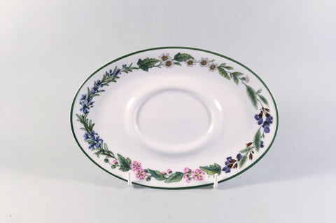 Royal Worcester - Worcester Herbs - Sauce Boat Stand - The China Village