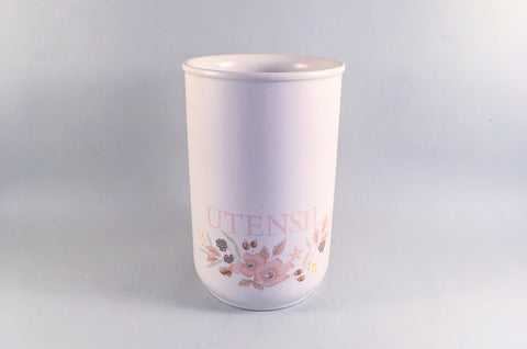 Boots - Hedge Rose - Utensil Jar - 4 3/8 x 6 3/4" - The China Village