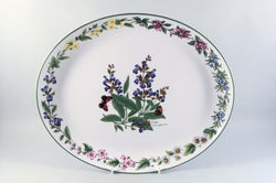 Royal Worcester - Worcester Herbs - Oval Platter - 12 3/4" - The China Village