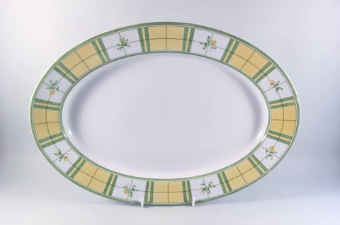 Marks & Spencer - Yellow Rose - Oval Platter - 16" - The China Village