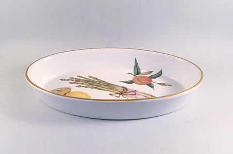 Royal Worcester - Evesham - Gold Edge - Serving Dish - 10 1/2" - The China Village