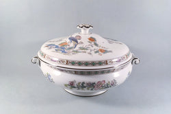 Wedgwood - Kutani Crane - Brown Edge - Vegetable Tureen - The China Village