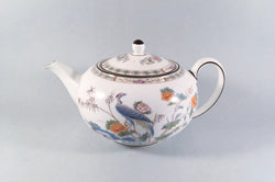 Wedgwood - Kutani Crane - Brown Edge - Teapot - 2pt - The China Village