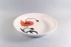 Wedgwood - Cornpoppy - Susie Cooper - Pasta Bowl - 8" - The China Village