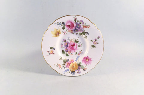 Royal Crown Derby - Derby Posies - Green Backstamp - Coffee Saucer - 4 3/4" - The China Village