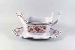 Wedgwood - Kashmar - Sauce Boat & Fixed Stand - The China Village