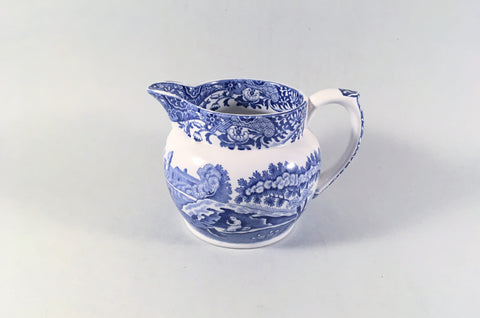 Spode - Italian - Blue (New Backstamp) - Milk Jug - 1/2pt - The China Village