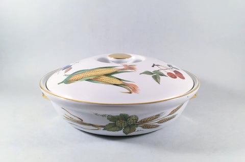 Royal Worcester - Evesham - Gold Edge - Casserole Dish - 2pt - The China Village