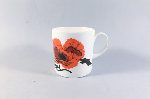 Wedgwood - Cornpoppy - Susie Cooper - Coffee Can - 2 5/8 x 2 5/8" - The China Village