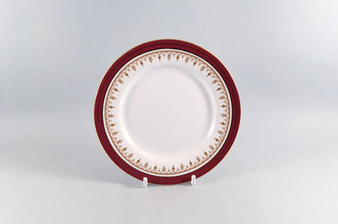 Aynsley - Durham - Red - Smooth Edge - Side Plate - 6 3/8" - The China Village