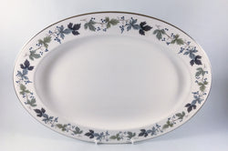 Royal Doulton - Burgundy - Oval Platter - 16" - The China Village