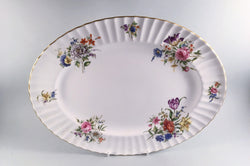 Royal Worcester - Roanoke - White - Oval Platter - 15 1/4" - The China Village