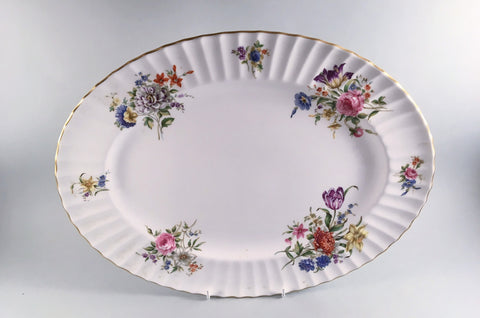 Royal Worcester - Roanoke - White - Oval Platter - 15 1/4" - The China Village