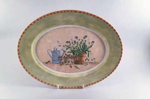 Royal Stafford - Gardeners Journal - Oval Platter - 13" - The China Village