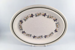 Royal Doulton - Harvest Garland - Thick Line - Oval Platter - 13 1/2" - The China Village