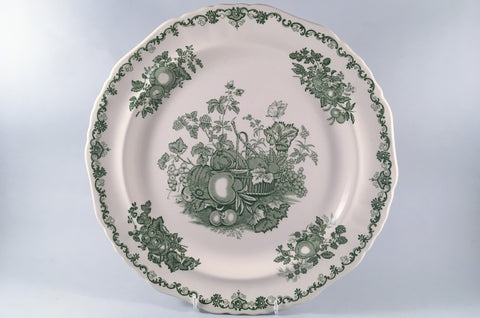 Mason's - Fruit Basket - Green - Platter - 13" - Round - The China Village
