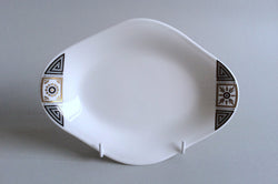 Wedgwood - Asia - Black - Sauce Boat Stand (No well) - The China Village