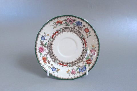 Spode - Chinese Rose - Old Backstamp - Coffee Saucer - 4 1/2" - The China Village