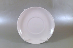 Wedgwood - Contrast - Black & White - Susie Cooper - Tea / Coffee Saucer - 5 1/2" - The China Village