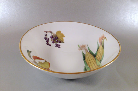 Royal Worcester - Evesham - Gold Edge - Cereal Bowl - 6 7/8" (Sweetcorn, Apples, Blackcurrants) - The China Village