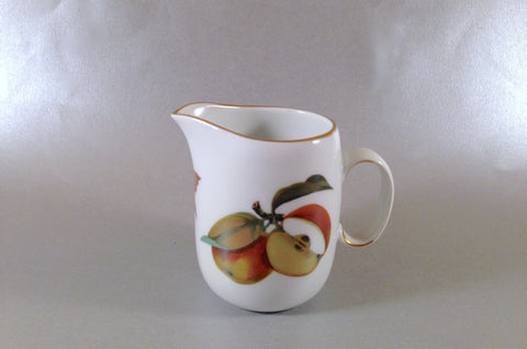 Royal Worcester - Evesham - Gold Edge - Cream Jug - 1/4pt (Apples & Blackcurrants) - The China Village