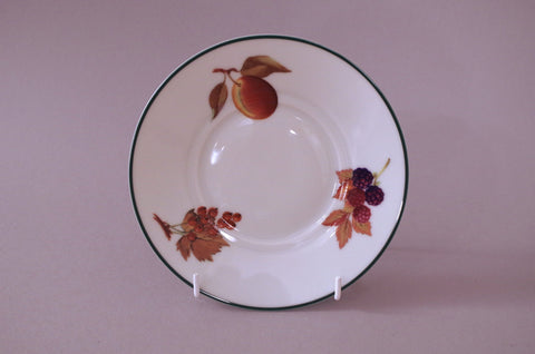 Royal Worcester - Evesham Vale - Tea Saucer - 6 3/8" (Red Plum, Redcurrants, Blackberries) - The China Village