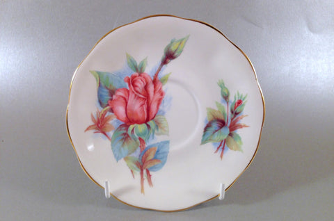 Royal Standard - Harry Wheatcroft Roses - Rendezvous - Tea Saucer - 5 3/4" - The China Village