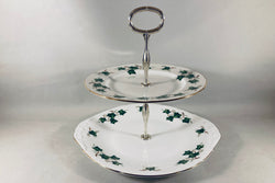 Colclough - Ivy Leaf - Cake Stand - 2 tier - The China Village