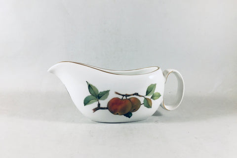 Royal Worcester - Evesham - Gold Edge - Sauce Boat - The China Village