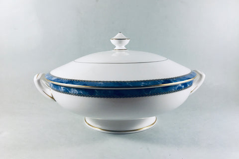 Royal Worcester - Medici - Blue - Vegetable Tureen - The China Village