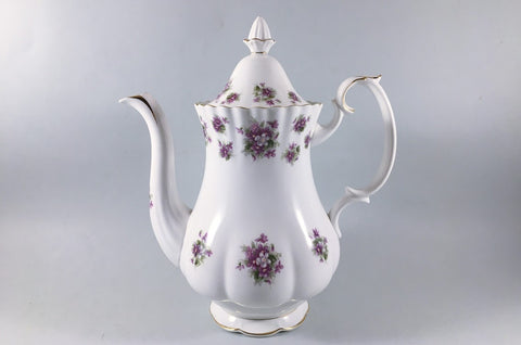 Royal Albert - Sweet Violets - Coffee Pot - 2pt - The China Village