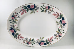 Wedgwood - Hathaway Rose - Oval Platter - 15 1/2" - The China Village