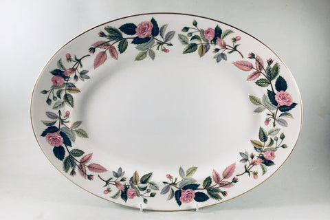 Wedgwood - Hathaway Rose - Oval Platter - 15 1/2" - The China Village