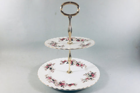 Royal Albert - Lavender Rose - Cake Stand - 2 tier - The China Village