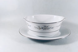Noritake - Melissa - Sauce Boat & Fixed Stand - The China Village