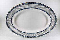 Wedgwood - Colonnade - Black - Oval Platter - 15 5/8" - The China Village